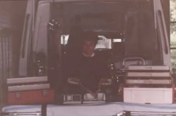 Medical supplies in the back of a van