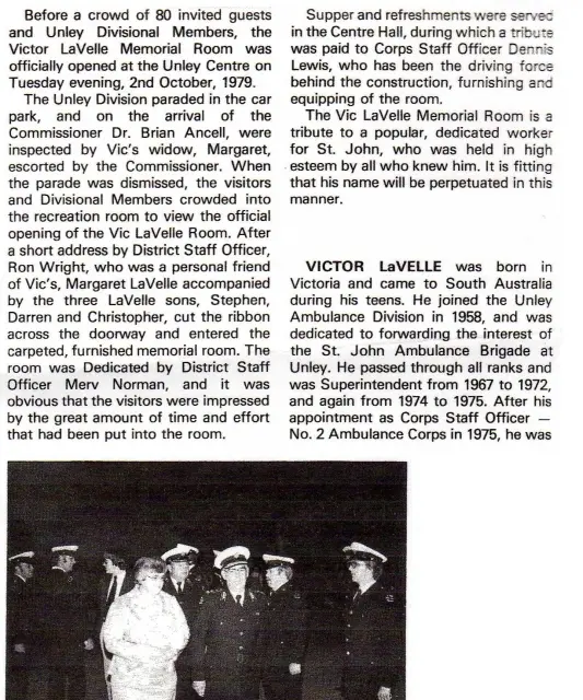 Vic LaVelle Memorial Room