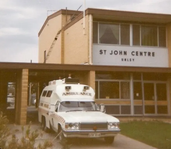 St John Ambulance car 12 parked at the centre