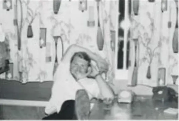 Dennis Foster relaxing at the station